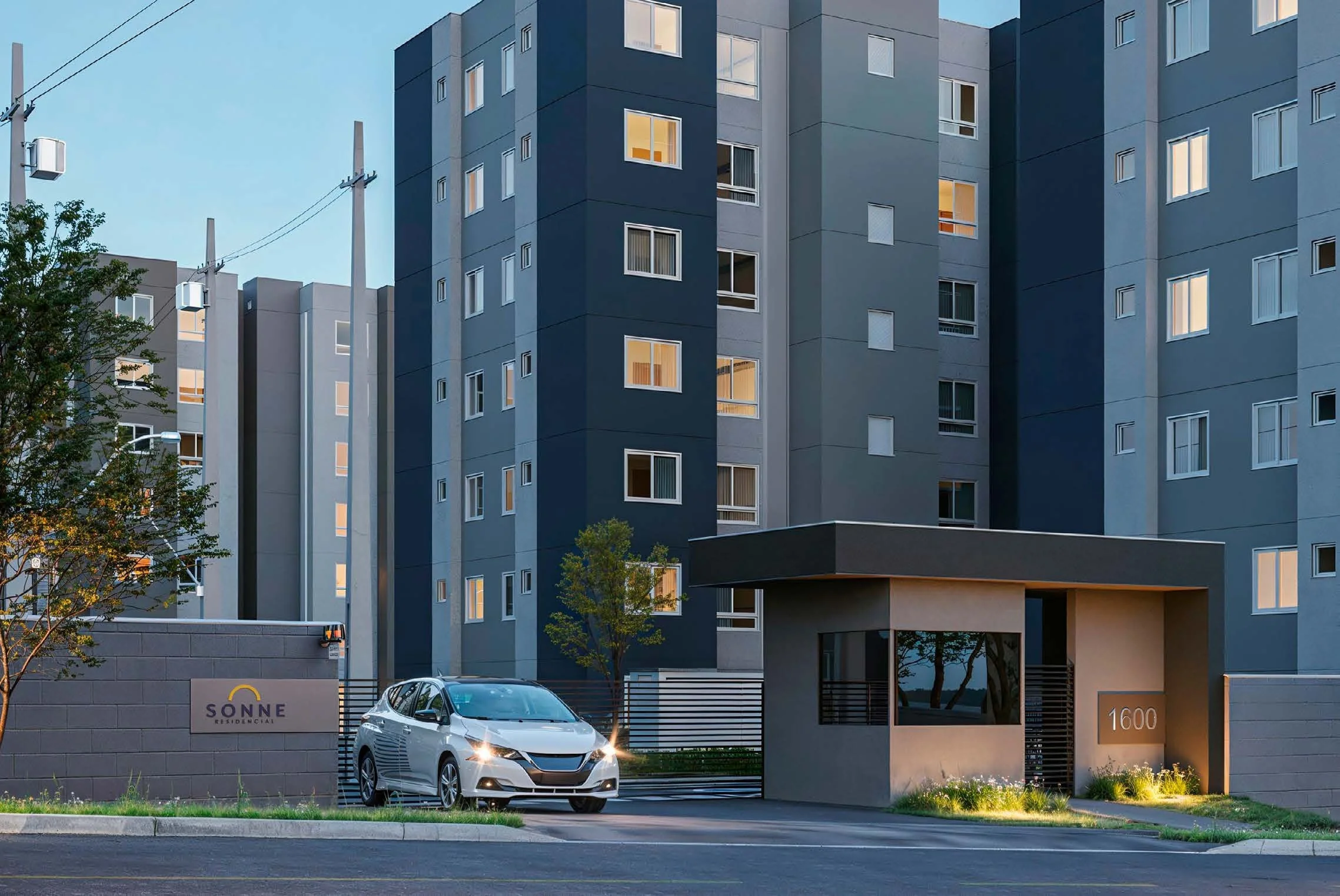 Fachada do Residencial Sonne