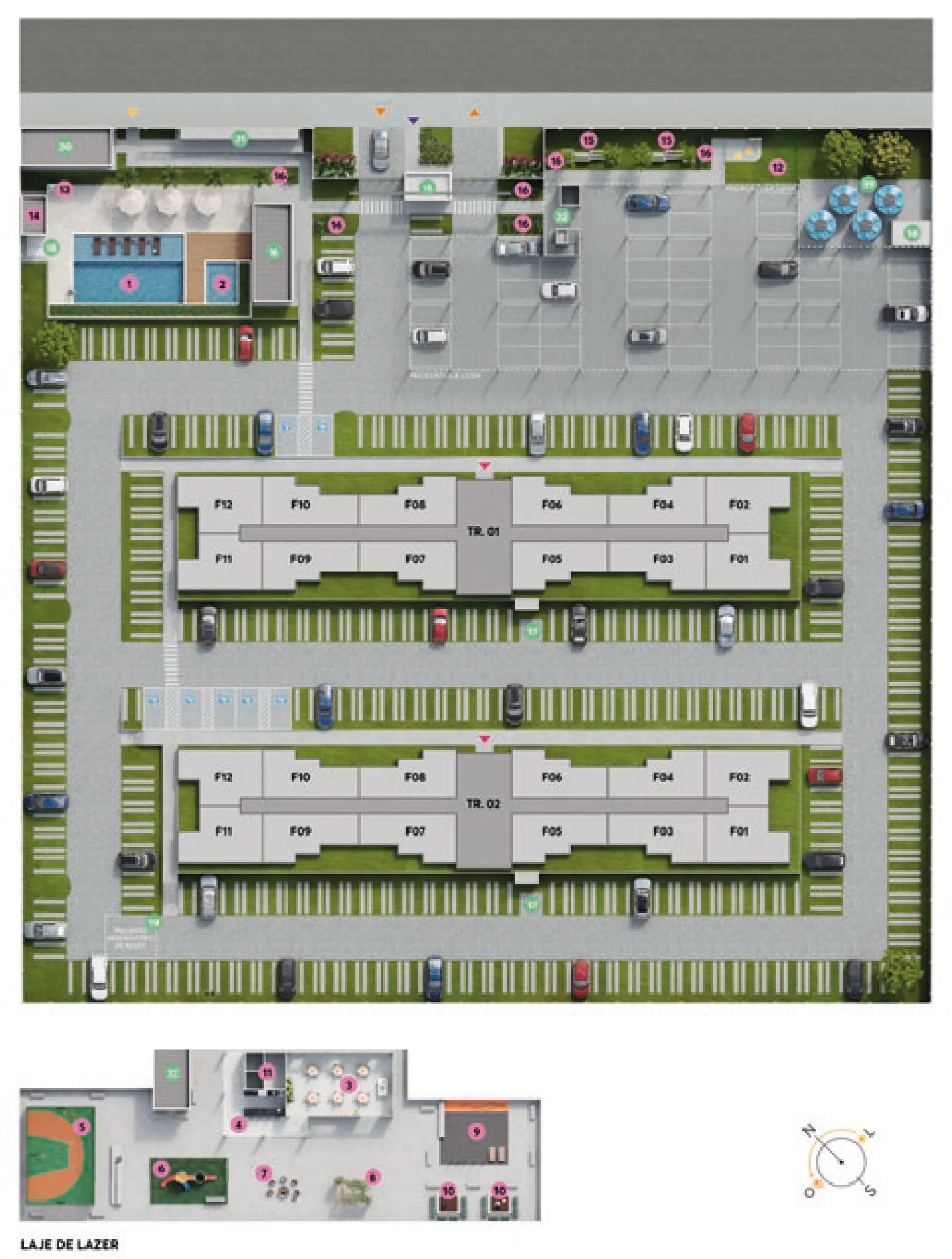Implantação do Residencial Le Ciel
