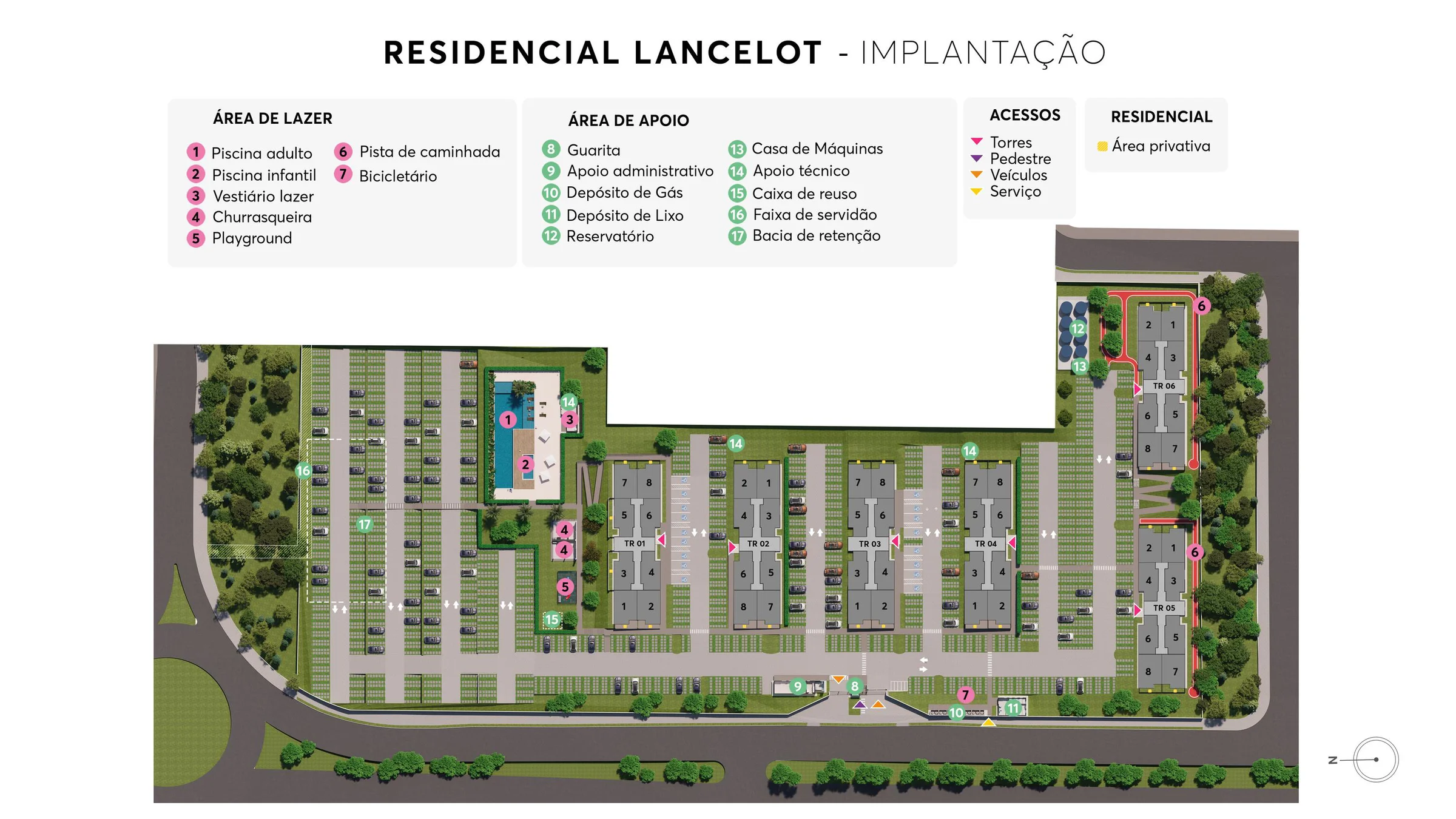 Implantação do Residencial Lancelot