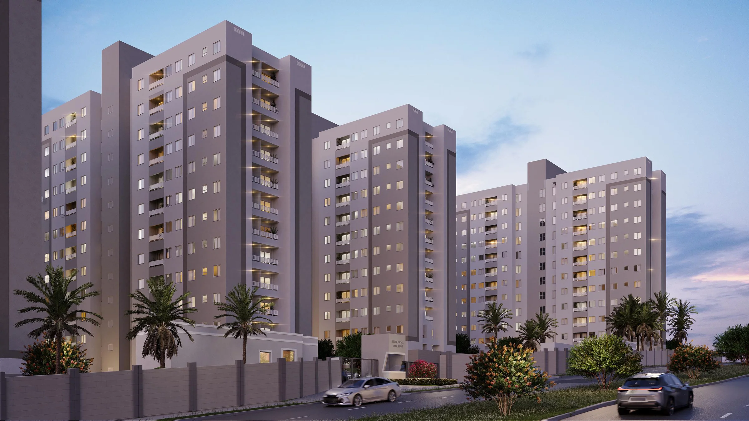 Fachada do Residencial Lancelot