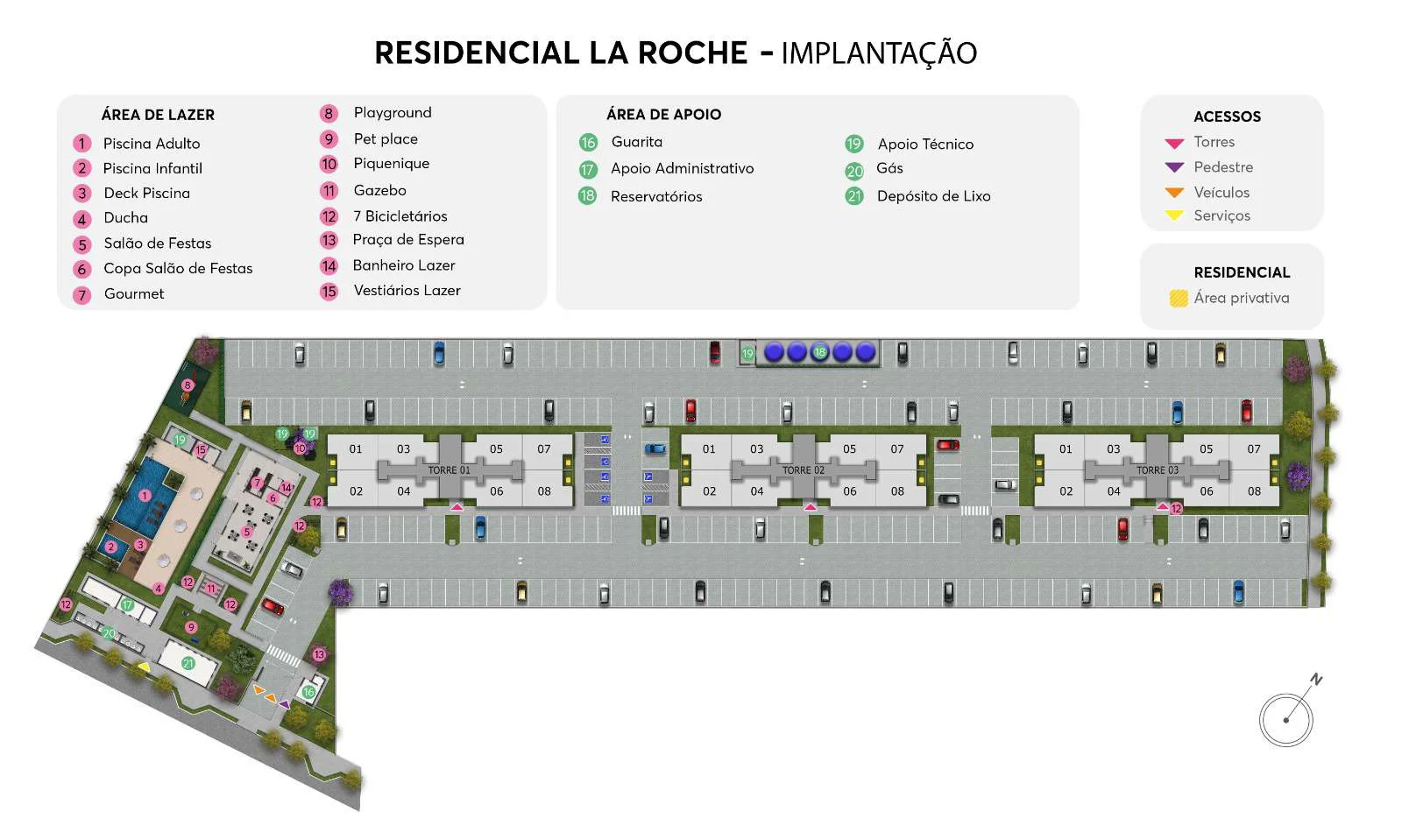 Implantação do Residencial La Roche