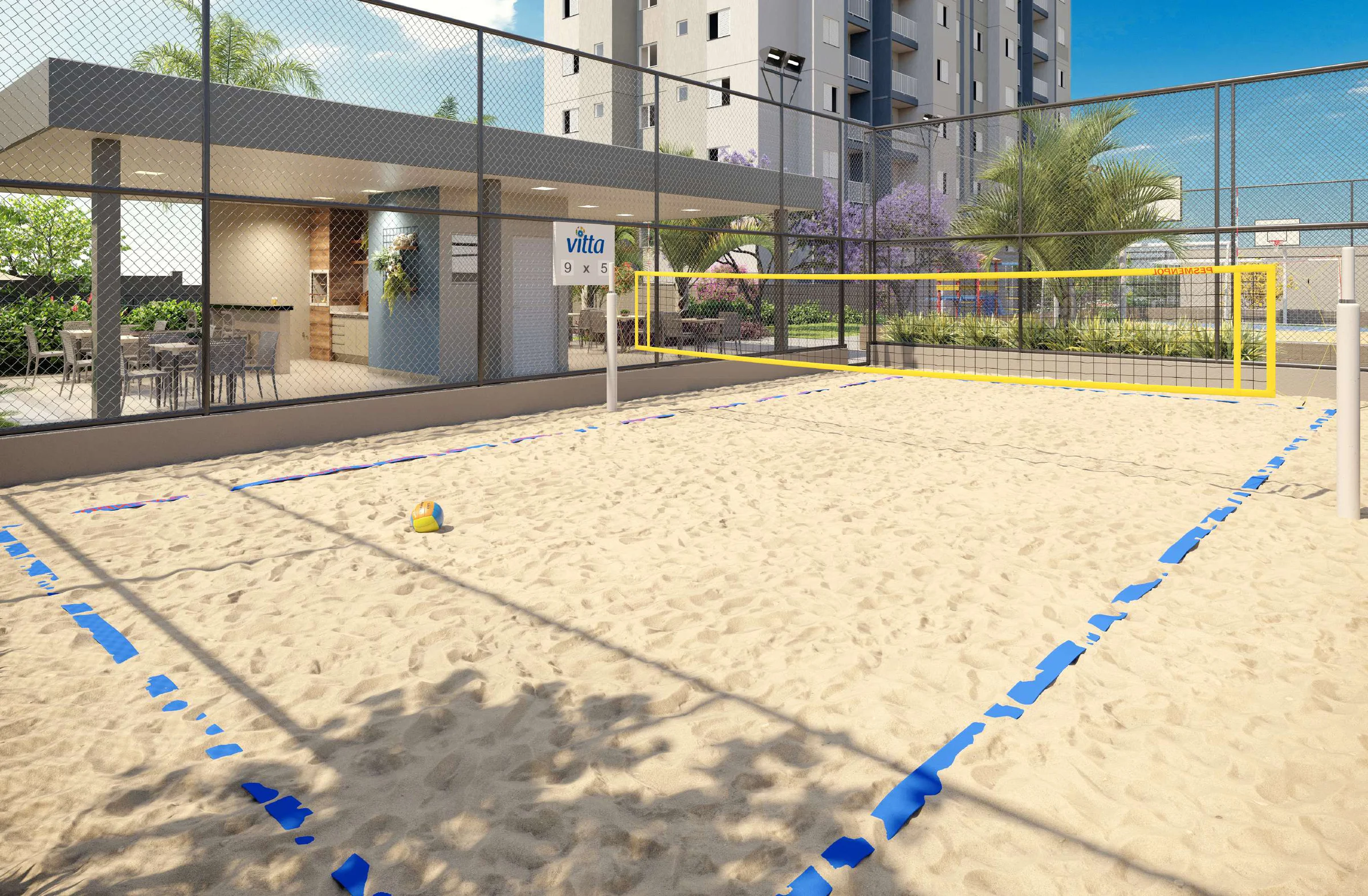 Quadra de areia