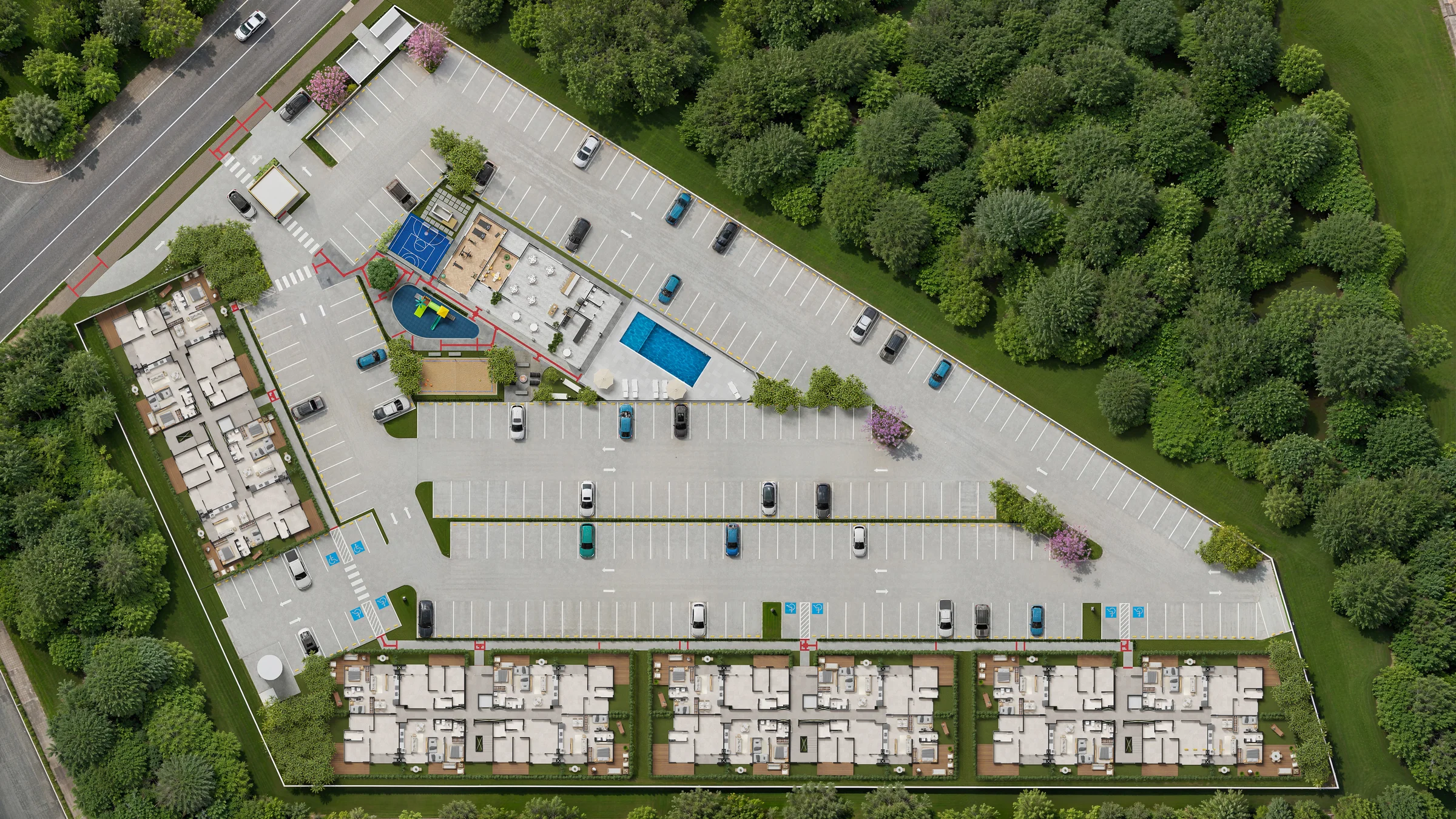 Implantação do Arbos Residencial