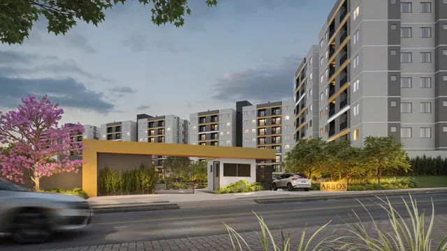 Fachada do Arbos Residencial