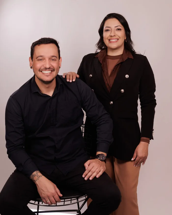 Felipe Daniel e Hanna Paleari, sócios-fundadores da Ágape Imob em Londrina